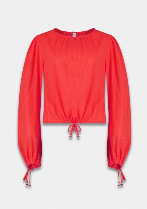 Rode dames blouse Harper&Yve - Luna blouse